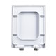 thumbnail image 1 of Asientos De Inodoro Cerrados Pp Forma Cuadrada Alargada Accesorios De Baño Tapa De Inodoro Resistente Y Duradera 06c-pp, 1 of 3