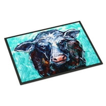 Carolines Treasures MW1280JMAT Moo Cow Door Mat Indoor Rug or Outdoor Welcome Mat 24x36 Doormat 24H X 36W multicolor