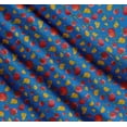 thumbnail image 3 of Soimoi Blue Cotton Poplin Fabric Mix Fruit Print Sewing Fabric Yard 42 Inch Wide, 3 of 7