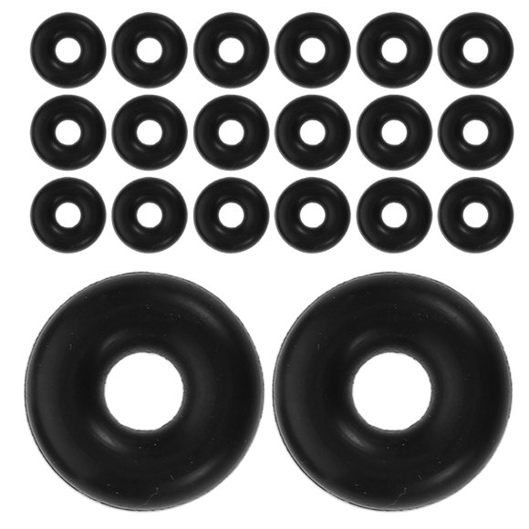 OUNONA 20Pcs Home Gym Cable Component Rubber Stopper for Pulley Machine Stability