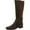 Chocolate, variant on Naturalizer Womens Rena Leather Riding Knee-High Boots