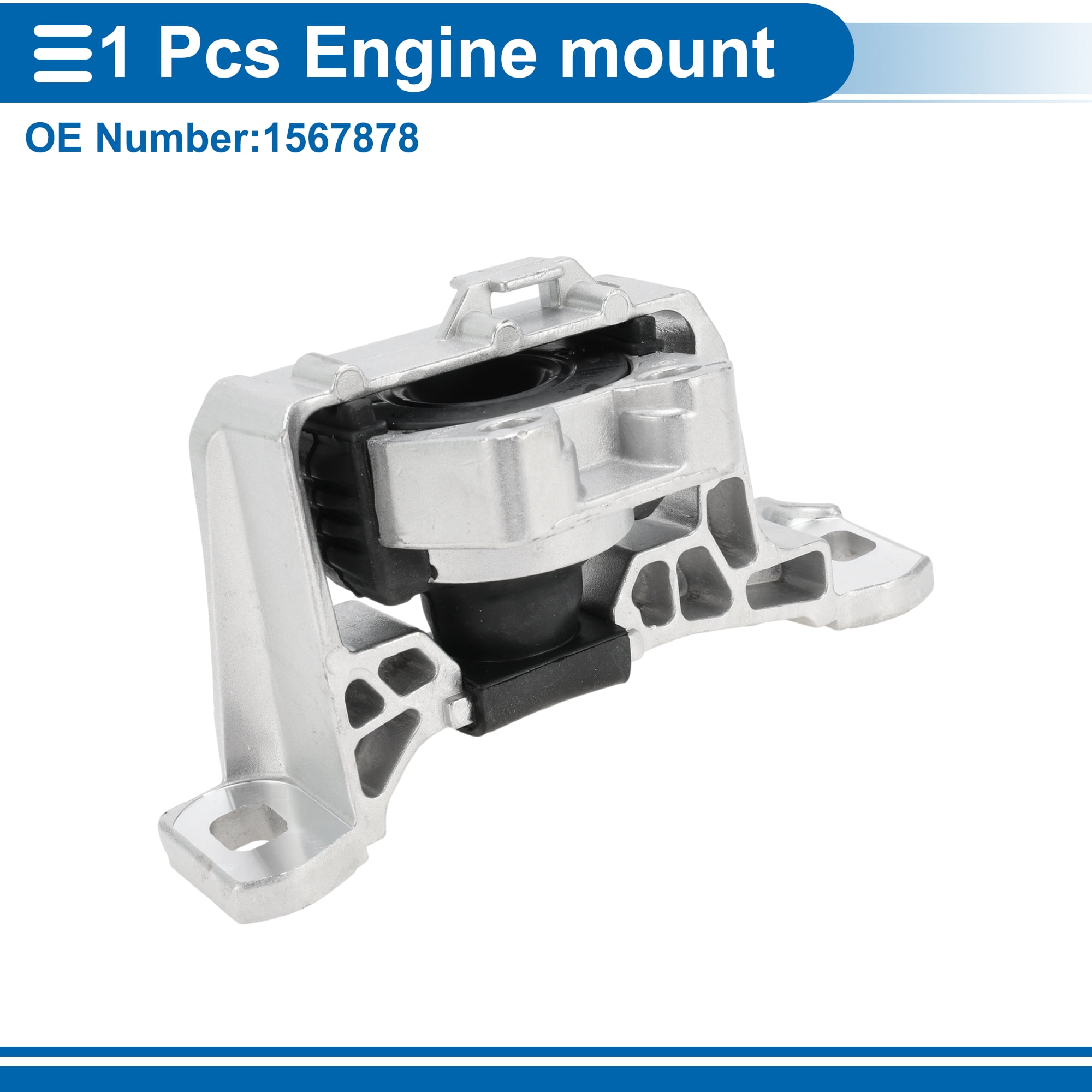 Unique Bargains 1 Pcs No.1567878 Engine Motor Mount for Ford C-max 2007-2010 for Ford Focus C-max 2003-2007 Engine Mounts Right