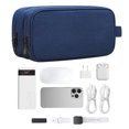 thumbnail image 3 of Organizador Accesorios Electrónicos Portátil Almacenamiento Digitales para Celular Multifuncional Disco en U () Azul Marino, 3 of 9