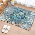 thumbnail image 2 of Area Rugs 2x3,Marine Turtle Starfish Coral Shell Non Slip Washable Rug Indoor Carpet Soft Floor Rugs for Home Living Room Bedroom Dining Room Office, 2 of 9