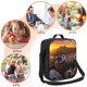thumbnail image 5 of Fotbe Lizard With Sunglasses Sunset Lonchera Bolsa de Almuerzo para Hombres y Mujeres, Lonchera de Gran Capacidad, Bolsa de Almuerzo Reutilizable, Bolsa Térmica Aislante, 5 of 7