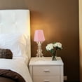 thumbnail image 3 of Minkissy replacement lamp shade Lampshade Cloth Pink 1Pack for Desk Lamp Cover, 3 of 5