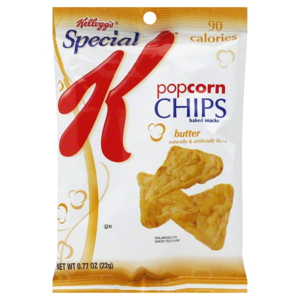 Kellogg's Special K Baked Butter Popcorn Chips, 0.77 Oz. - Walmart.com