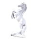 thumbnail image 3 of Estatua de caballo, figura de animal, artesanía, adorno moderno, adorno, animal coleccionable Blanco, 3 of 9