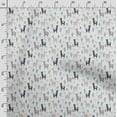 thumbnail image 3 of Soimoi Llama Alpaca Print,Cotton Cambric, Quilting Fabric Sold by The Yard 42 Inch Wide, Medium Weight Cotton Fabric, SewingSupplies, Pear Green, 3 of 5