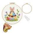 thumbnail image 1 of zhangmingg Embroidery Kit Complete DIY Craft Set with Threads Needles and for Beginners, 1 of 5