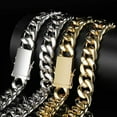 thumbnail image 3 of Extra Shiny Miami Cuban Link Chain for Men, 18MM- Mens Cuban Chain, Solid Thick Big Hip Hop Iced Out Cuban Link Chain Necklace, 16-24 Inch - Gift Box Included, 3 of 8