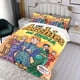 thumbnail image 3 of Los Archies Conjunto de sábanas temático, trío de piezas, cómodo y amigable con la piel, diseño único, regalo de decoración para el hogar para familiares, amigos y fans,140cm *210cm, 3 of 6