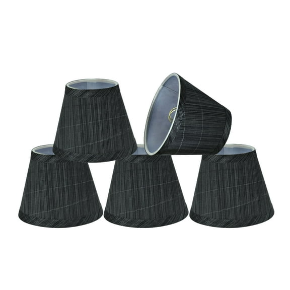 Aspen Creative Corporation 5'' Fabric Empire Candelabra Shade (Set of 5)