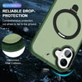 thumbnail image 5 of iPhone 16 Plus Rugged Case Magnetic, Compatible with Magsafe & Accessories Invisible Stand Heavy Duty Protective Shockproof Anti-Scratch Bumper Phone Case for Apple iPhone 16 Plus, Darkgreen, 5 of 6