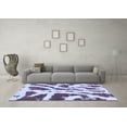 thumbnail image 3 of Ahgly Company Indoor Rectangle Abstract Blue Modern Area Rugs, 6' x 9', 3 of 4