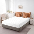 thumbnail image 4 of YST 7-Piece Fall Theme Pumpkin Comforter Set, Twin Size, Vintage Burnt Orange, 4 of 5