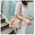 thumbnail image 6 of Straw Handbags Women's Summer Beach Straw Bucket Tote Bag Straw Woven Handbag Tassel Shoulder Bag Purse, 6 of 8