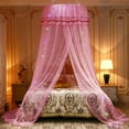 thumbnail image 5 of Oaktree Dreammy Princess Bed Net,Room Decor Dome Premium Yarn Netting Curtains, Girls - Dream Castle,Repellent Tent Insect Reject Canopy Bed Curtain Bed Tent, 5 of 5