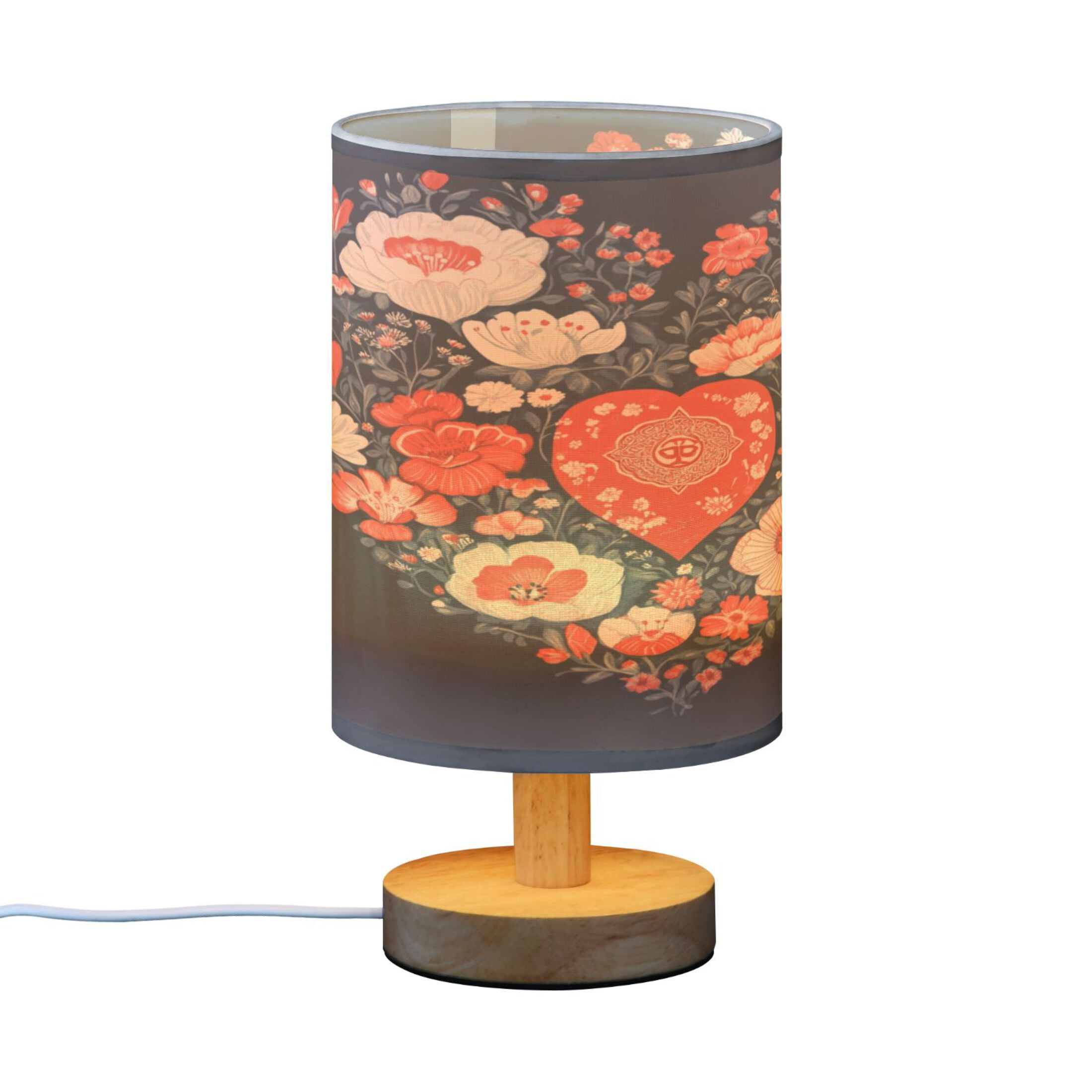 BZSMCE Lamp Modern Oil Pattern Of Heart Shaped Creative Patter Night Light