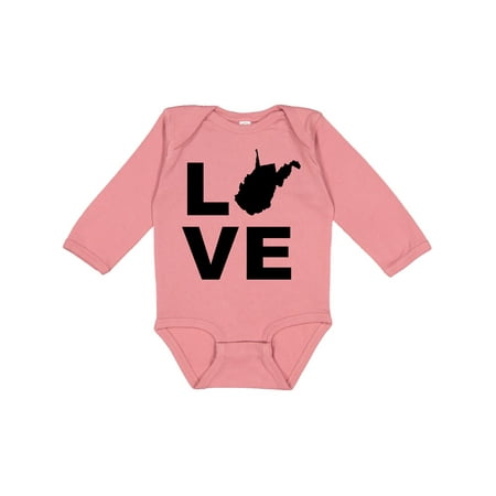 

Inktastic Love West Virginia Gift Baby Boy or Baby Girl Long Sleeve Bodysuit