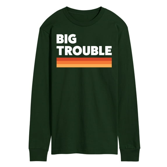 Instant Message - Trouble Big - Men's Long Sleeve T-Shirt