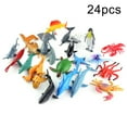 thumbnail image 1 of Model Toy 24Pcs Realistic Mini Sea Life Animal Whale Lobster Figures Educational Kids Toy, 1 of 7