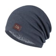 thumbnail image 2 of Tittly Winter Hats Beanie Woman Winter Warm Knitting Hats Plain Beanie Cuff Toboggan Knit Cap Skull Caps Hats for Women Grey One Size, 2 of 5