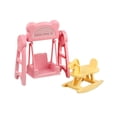 thumbnail image 1 of Juego de columpios y caballito balancín para bebés Dollhouse Furniture, 1 of 3