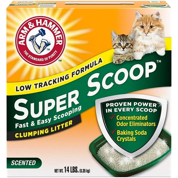 Arena para gatos Arm & Hammer Super Scoop, 6,35 kg