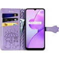 thumbnail image 3 of for Oppo A77 5G Wallet Case, Cat Dog Cartoon Cute Style with ID Card Holder PU Leather Flip Phone Cover Case for Oppo A77 5G MG Purple, 3 of 14