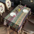 thumbnail image 2 of Rectangle Waterproof Tablecloth 60×102 Inch, Bohemia Style Reusable Indoor/Outdoor Durable Table Cover for Party Kitchen Dinner Room Decor, 2 of 6