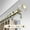Gold, variant on Central Design 100-59-662 1 in. Lyla Curtain Rod with 66 to 120 in. Extension, Black