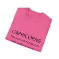 thumbnail image 4 of Funny Definition Capricorn Sarcastic Dad Women Men Astrology Novelty Capricorn Wife Mom Dad Father Astrology Unisex Softstyle T-Shirt, 4 of 4