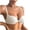 *White, variant on VBVC Women's Adjustable Push Up Underwire,Wireless Everyday Lingerie For Women,Ladies Y2k Comfortable Demi Cup Bra,Black,Size L(80D)