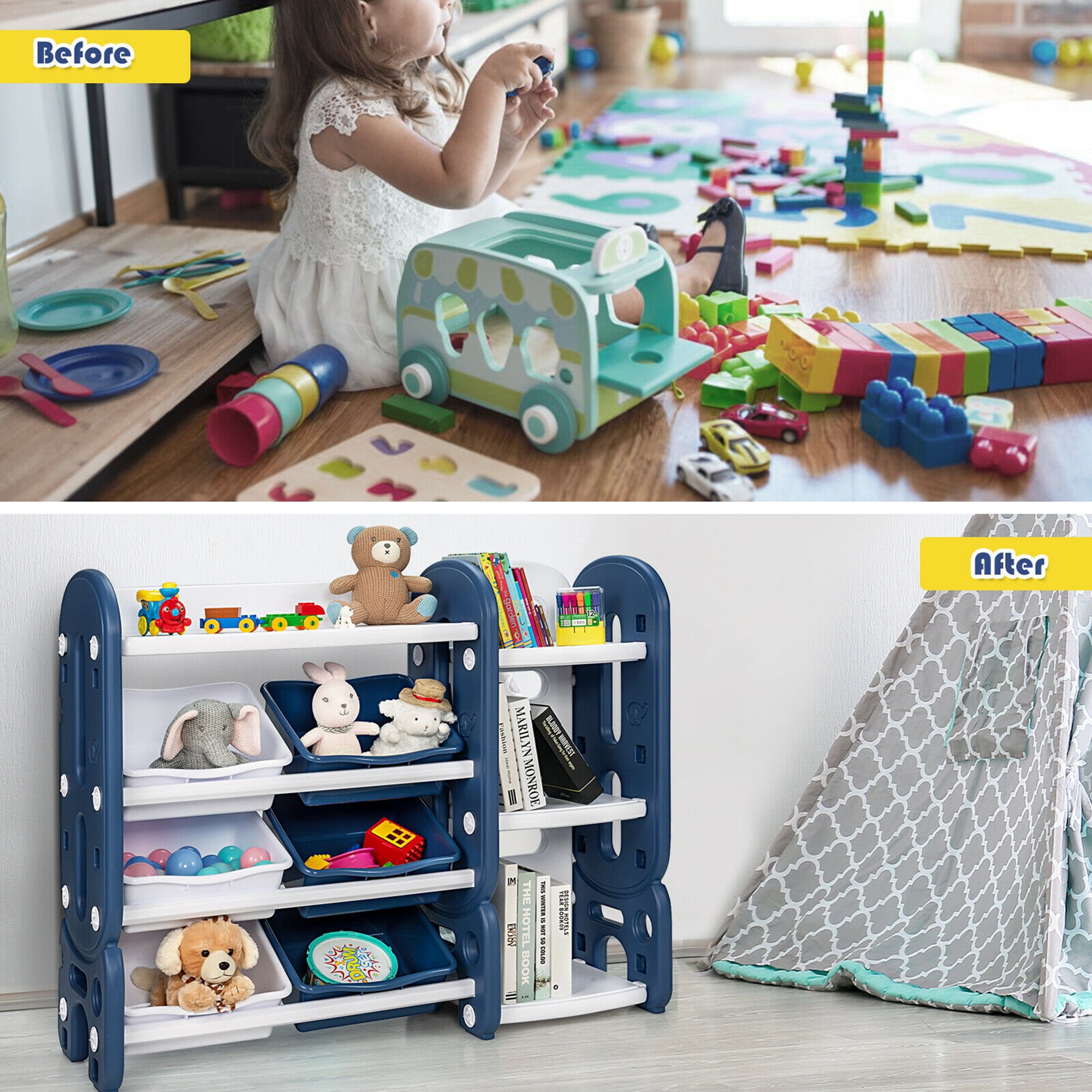 A Toy Storage Solution That Can Grow With the Kids - Blue i Style