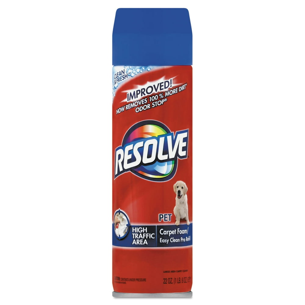 Resolve Pet High Traffic Foam Carpet and Upholstery Cleaner 22 oz Aerosol 12/Carton 83262CT