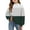 Black #127, variant on Kids' Sweatshirt Color Block Mock Neck Dropped Shoulder Long Sleeve Casual Pullover Basic Comfortable Fall Top