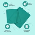 thumbnail image 2 of SupremePlus Premium Huck Towels 15" x 27" Window Commercial Lint-Free Multipurpose 100% Cotton Household Cleaning Cloths & Wipes, Green, 12 Count, 2 of 9