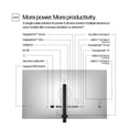 thumbnail image 5 of HP 727pu 27" Class WQHD LED Monitor - 16:9 - Natural Silver - 27" Viewable - In-plane Switching (IPS) Black Technology - Edge LED Backlight - 2560 x 1440 - FreeSync Premium - 400 Nit - 5 ms - 120 H..., 5 of 9
