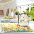 thumbnail image 5 of Wildflowers Dish Drying Mat, Absorbent Microfiber Pad Protector For Kitchen Counter Top Mat Dish Drainboard 18x24in Home Decor, 5 of 7