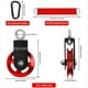 thumbnail image 3 of Polea de Aluminio de 90 mm, Polea de Cuerda para Fitness con Soporte en U, Polea de Bloque para Cuerdas de Acero, Equipo de Fitness para Gimnasio., 3 of 5