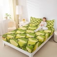 thumbnail image 4 of Castle Fairy Preppy Children Green Frog Twin Sheet Sets,Kawaii Wildlife Bedding, 4 of 7