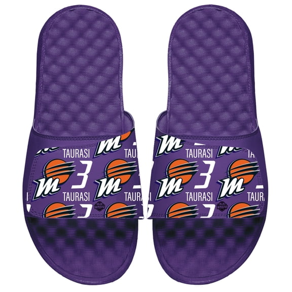 Youth ISlide Diana Taurasi Purple Phoenix Mercury Team Pattern Slide Sandals