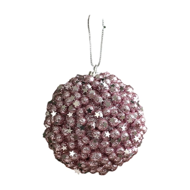 Christmas Tree Decorations Flocked Christmas Balls Set Assorted Styles for Tree Decorations and Holiday Parties Christmas Tree Ornaments