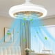 thumbnail image 5 of Luz LED con ventilador de techo y aromaterapia - Ventilador de 3 velocidades súper brillante y súper brillante y de 3 colores - Base de rosca E27 para dormitorio, salón, 5 of 7