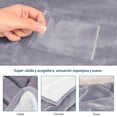 thumbnail image 2 of Cobija Individual para Cama o Sofá, Manta Ultrasuave y Transpirable, Calidad Premium, Afelpado Tipo Borrego Térmico para Climas Fríos, Ligera, 150 * 200 CM (Gris, Individual), 2 of 5