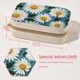 thumbnail image 5 of Daisy Velvet Portable Travel Organizer Box with Removable Compartment - Display Case Included - Ideal Gift, 5 of 7