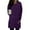 Purple-18, variant on ChaoHeng Christmas Long Sleeve Shirts Women Women's Hooded Sweatshirt Dress with Pockets,Long Sleeve Pullover Hoodie Dress