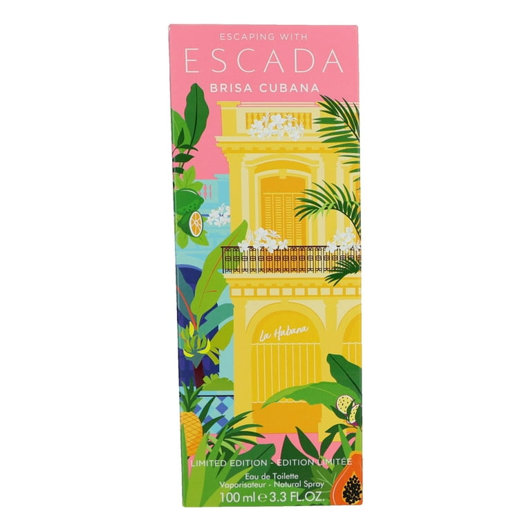 Escada Brisa Cubana Limited Edition EDT Spray, 3.3 oz, 100 ml
