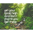 thumbnail image 3 of ArtsyQuotes 14x12 Black Modern Framed Museum Art Print Titled - Bo Jackson Quote: Set Your Goals High, 3 of 5
